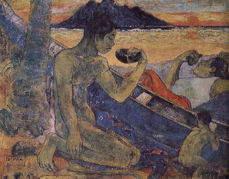 Paul Gauguin A single-plank bridge